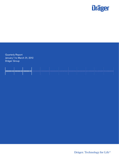 Thumbnail Drägerwerk
 Quarterly Report 2012-q1