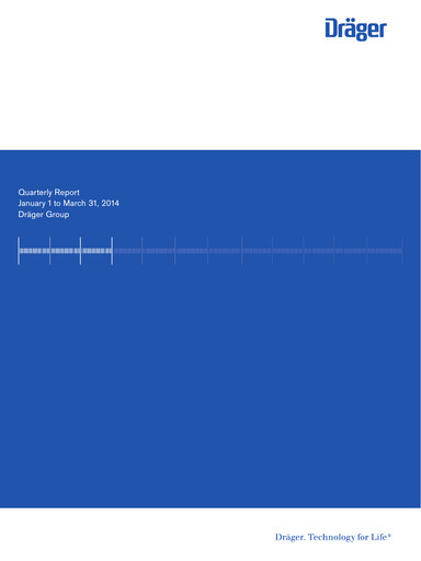 Thumbnail Drägerwerk
 Quarterly Report 2014-q1