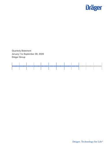 Thumbnail Drägerwerk
 Quarterly Report 2020-q3
