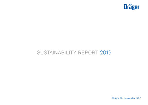 Thumbnail Drägerwerk
 Sustainability Report 2019