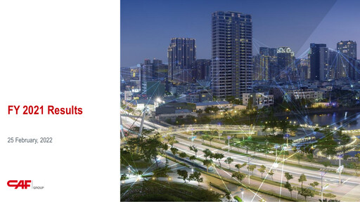 Thumbnail Construcciones y Auxiliar de Ferrocarriles Financial Report 2021