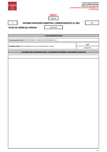 Thumbnail Construcciones y Auxiliar de Ferrocarriles Half-year Report 2026-h1