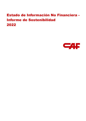Thumbnail Construcciones y Auxiliar de Ferrocarriles Sustainability Report 2022