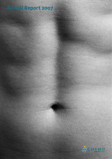 Thumbnail Cosmo Pharmaceuticals Annual Report 2007