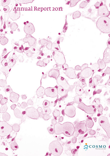 Thumbnail Cosmo Pharmaceuticals Annual Report 2011