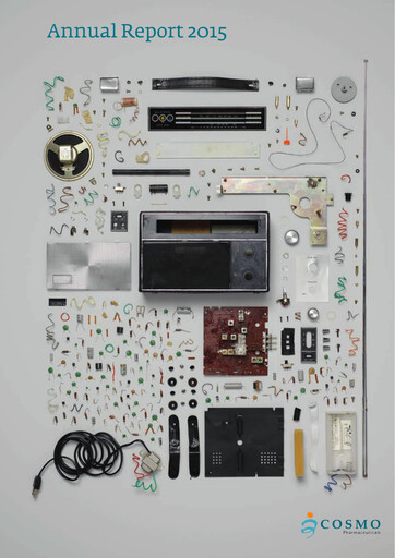 Thumbnail Cosmo Pharmaceuticals Annual Report 2015