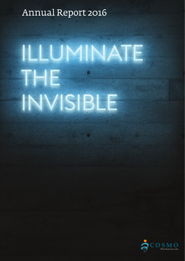 Thumbnail Cosmo Pharmaceuticals Annual Report 2016