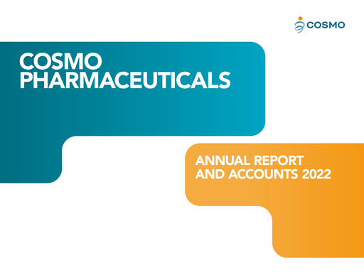 Thumbnail Cosmo Pharmaceuticals Annual Report 2022