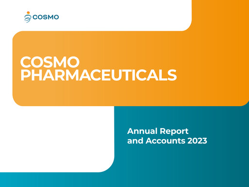 Thumbnail Cosmo Pharmaceuticals Annual Report 2023