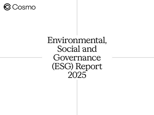 Miniature Cosmo Pharmaceuticals Rapport ESG 2025