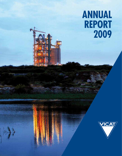 Thumbnail Vicat S.A. Annual Report 2009