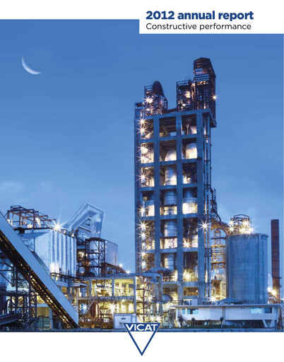 Thumbnail Vicat S.A. Annual Report 2012