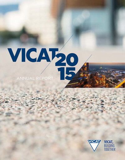 Thumbnail Vicat S.A. Annual Report 2015