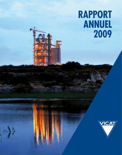 Thumbnail Vicat S.A. Annual Report 2009