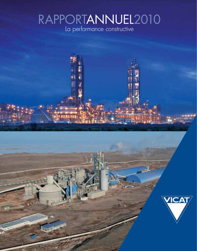 Thumbnail Vicat S.A. Annual Report 2010