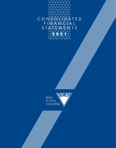 Thumbnail Vicat S.A. Financial Statement 2021
