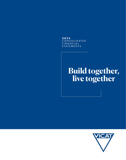 Miniature Vicat S.A. Bilan financier 2022