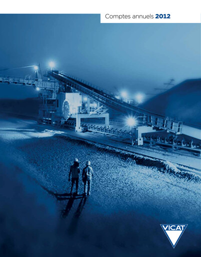 Thumbnail Vicat S.A. Financial Statement 2012