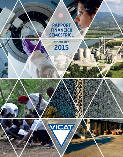 Miniature Vicat S.A. Rapport semestriel 2015-h1