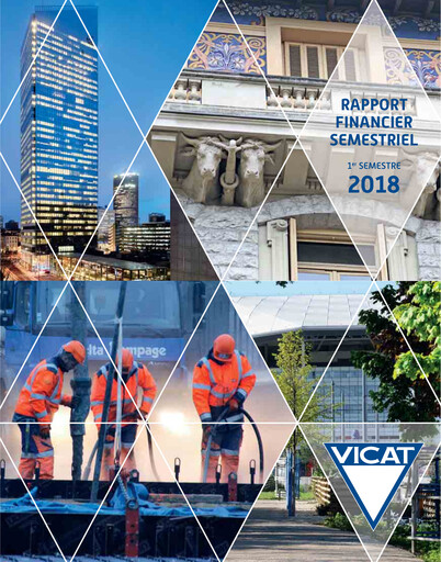 Miniature Vicat S.A. Rapport semestriel 2018-h1