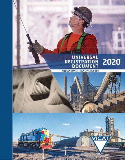 Thumbnail Vicat S.A. Universal Registration Document 2020