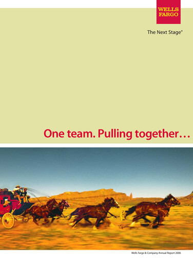 Thumbnail Wells Fargo Annual Report 2006