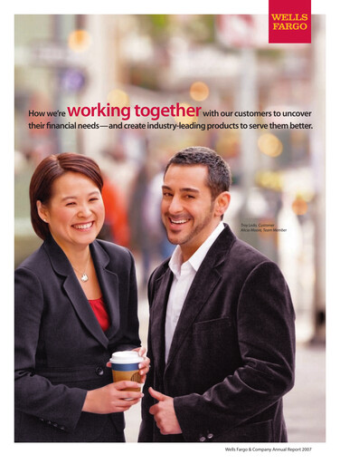 Thumbnail Wells Fargo Annual Report 2007