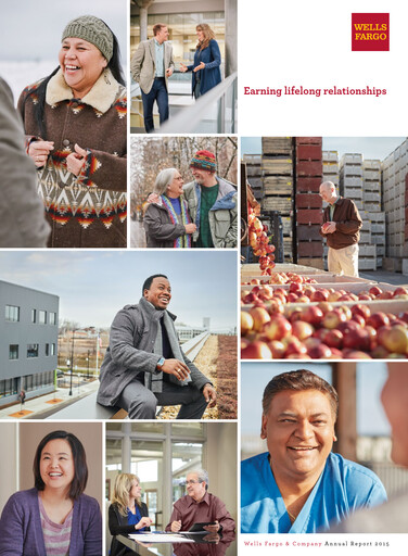 Thumbnail Wells Fargo Annual Report 2015