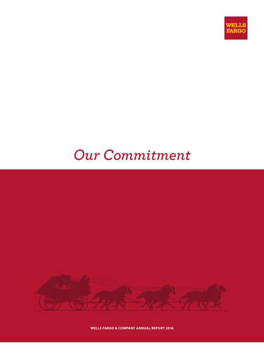 Thumbnail Wells Fargo Annual Report 2016