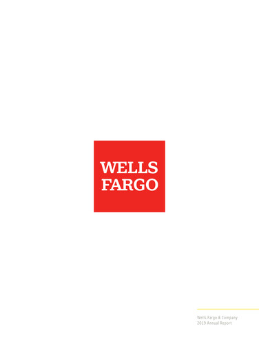 Thumbnail Wells Fargo Annual Report 2019