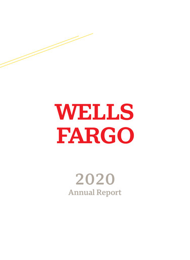 Thumbnail Wells Fargo Annual Report 2020