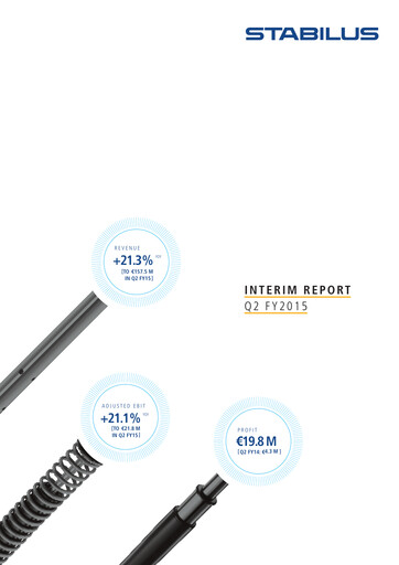 Thumbnail Stabilus Half-year Report 2015-h1