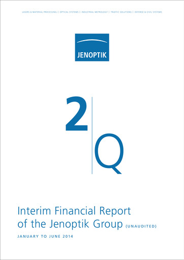 Thumbnail Jenoptik Half-year Report 2014-h1