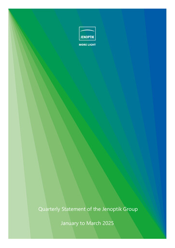 Thumbnail Jenoptik Quarterly Report 2025-q1