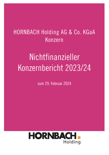 Thumbnail Hornbach Holding
 ESG Report 2023-2024