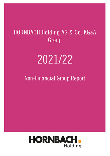 Thumbnail Hornbach Holding
 ESG Report 2021-2022