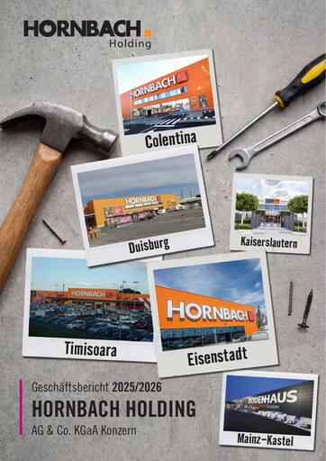 Miniature Hornbach Holding
 Rapport financier 2025-2026