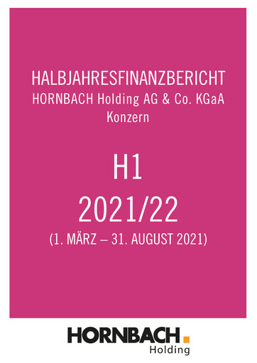 Thumbnail Hornbach Holding
 Half-year Report 2021-2022
