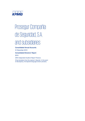 Thumbnail Prosegur Financial Statement 2019