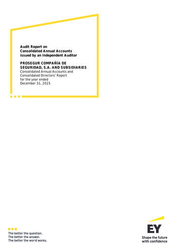 Thumbnail Prosegur Financial Statement 2025