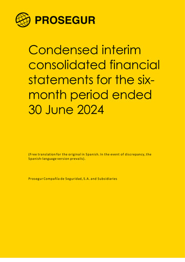 Miniature Prosegur Rapport semestriel 2024-h1