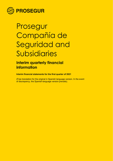 Thumbnail Prosegur Quarterly Report 2021-q1