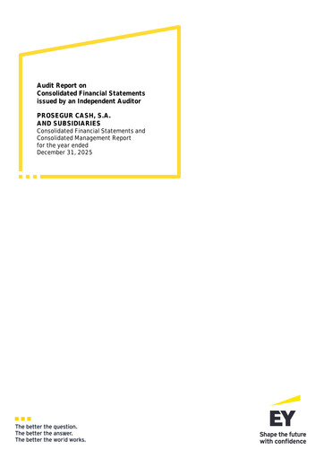 Thumbnail Prosegur Cash Financial Statement 2025