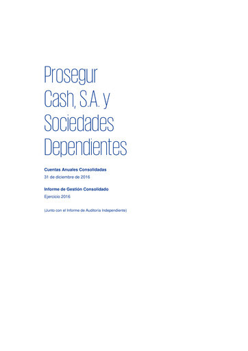 Thumbnail Prosegur Cash Financial Statement 2016
