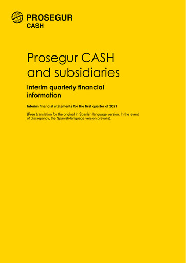 Vorschaubild Prosegur Cash Quartalsbericht 2021-q1