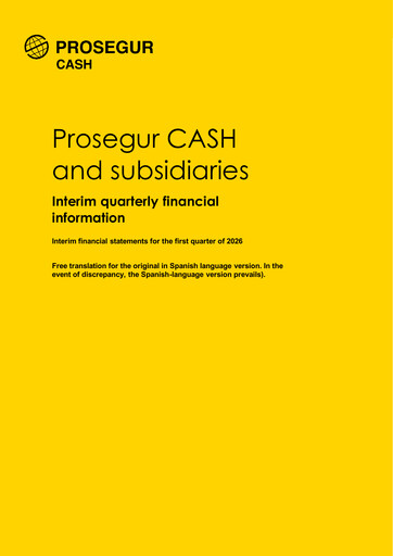 Vorschaubild Prosegur Cash Quartalsbericht 2026-q1
