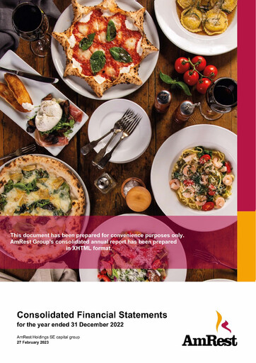 Thumbnail AmRest Financial Statement 2022