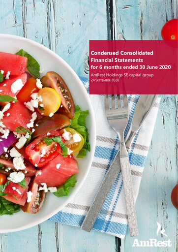 Thumbnail AmRest Half-year Report 2020-h1