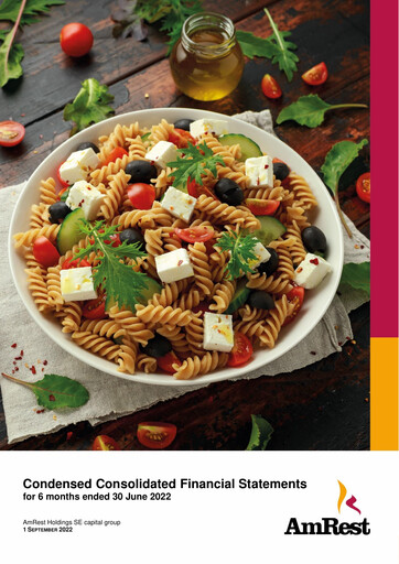 Thumbnail AmRest Half-year Report 2022-h1