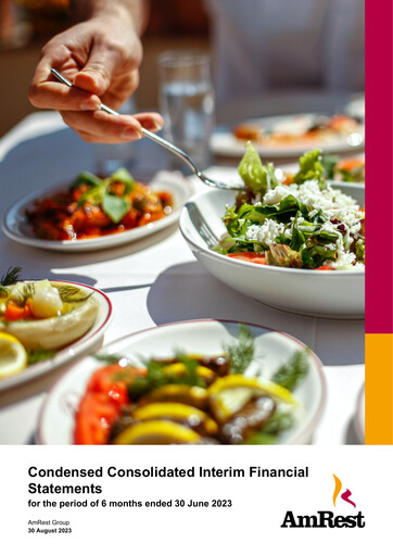 Thumbnail AmRest Half-year Report 2023-h1